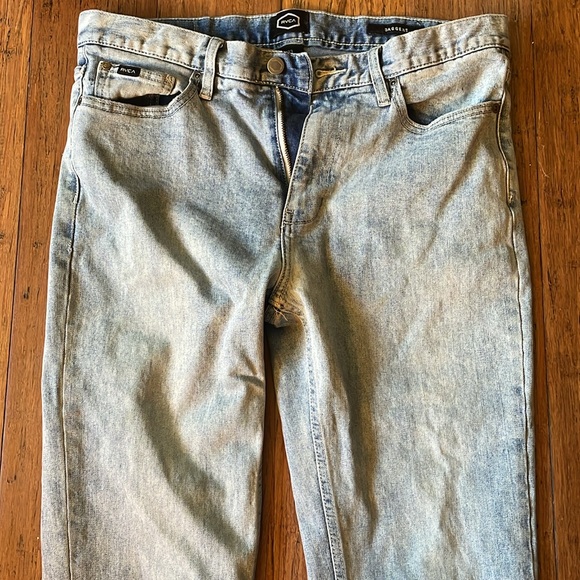 RVCA Daggers Jeans Light Blue - Picture 4 of 4